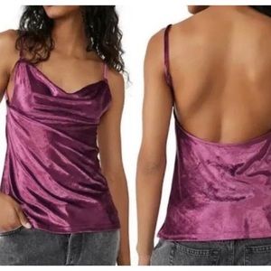 Free People All Night Velvet Tunic. NWT